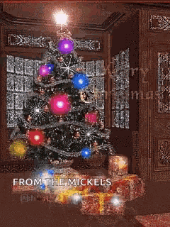 Merry Christmas Christmas Tree GIF