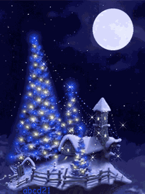 Merry Christmas Christmas Tree GIF
