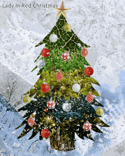 Merry Christmas Christmas Tree GIF