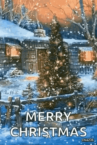 Merry Christmas Happy Holidays GIF