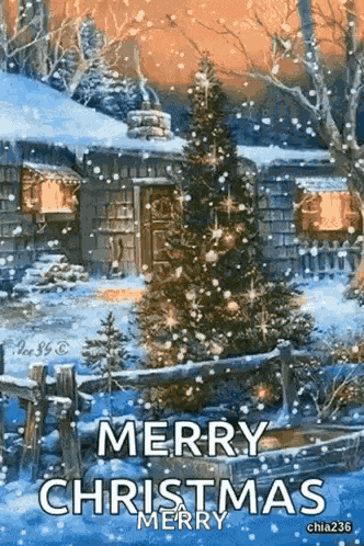 Merry Christmas Happy Holidays GIF