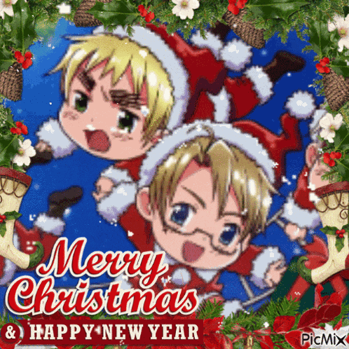 Merry Christmas Hetalia GIF