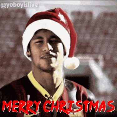 Merry Christmas Neymar GIF