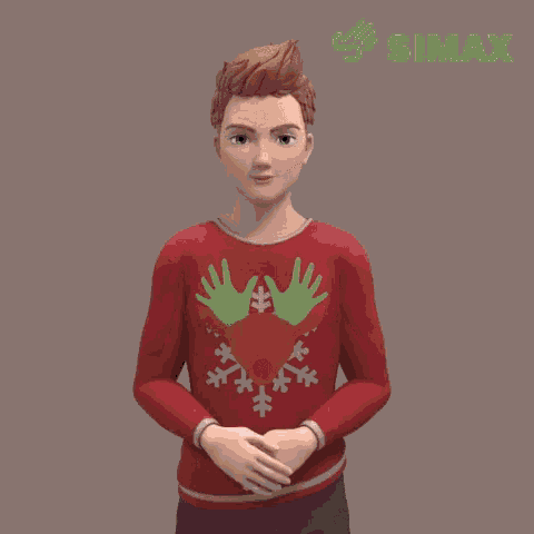 Merry Christmas Sign Language GIF