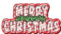 Merry Christmas Text Sticker