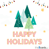 Merry Christmas Theecards Sticker