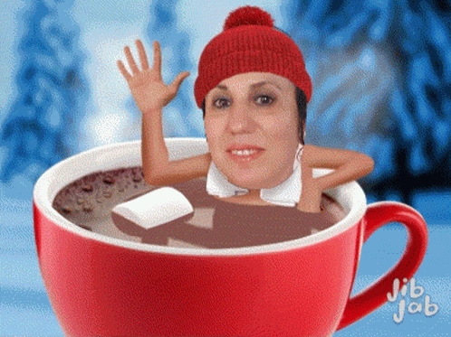 Merry Christmas Waving GIF