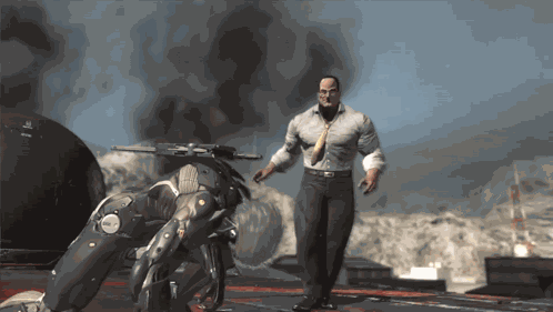 Metal Gear Rising Revengeance Armstrong Vs Raiden GIF