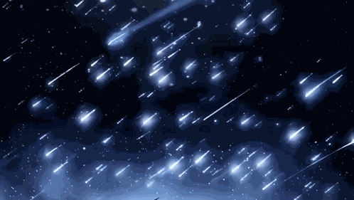 Meteor Shower Black Sorrow GIF