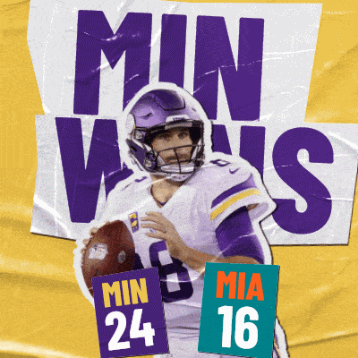 Miami Dolphins (16) Vs. Minnesota Vikings (24) Post Game GIF