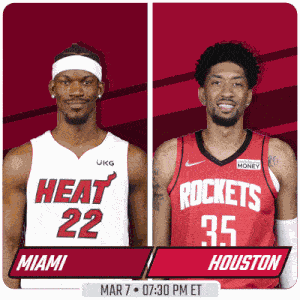 Miami Heat Vs. Houston Rockets Pre Game GIF