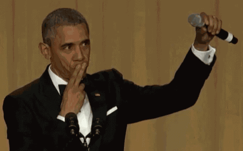 Mic Drop Obama GIF