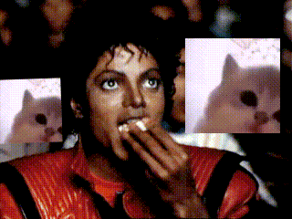 Michael Jackson Eating GIF
