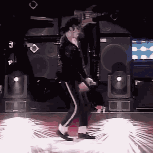 Michael Jackson Moonwalk GIF