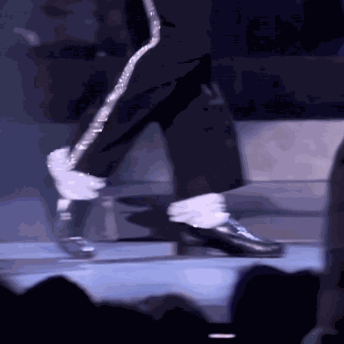 Michael Moonwalk GIF