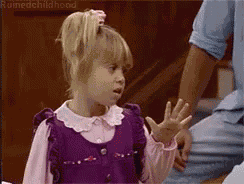 Michelle Over It GIF