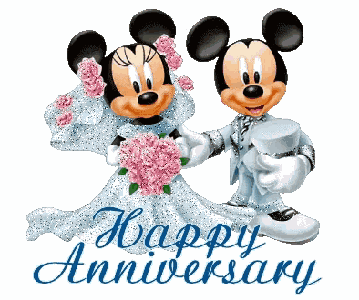 Mickey Minnie Happy Anniversary GIF