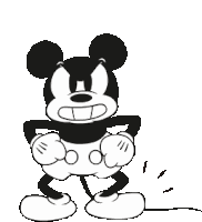 Mickey Mouse Angry Mickey Mouse Sticker