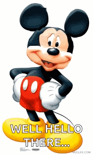 Mickey Mouse Weird Person GIF