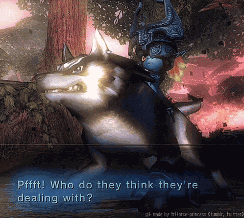 Midna Wolf GIF