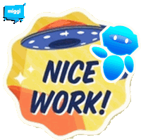 Miggi Nice Work Sticker