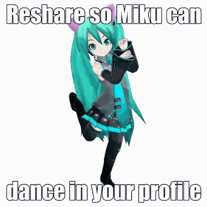 Miku Dancing Profile Miku GIF