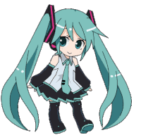 Miku Vocaloid Sticker