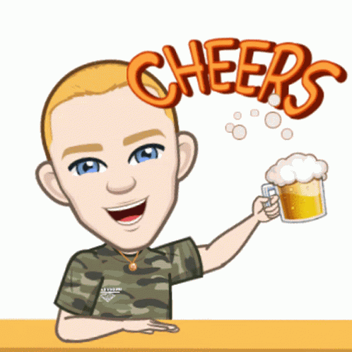 Militar Cheers GIF