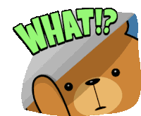 Milk And Mocha Bear Questioning Sticker