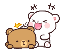Milk And Mocha Laughing Sticker