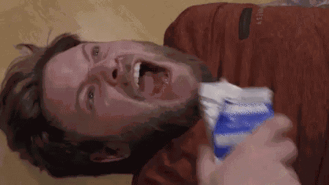 Milk Face GIF