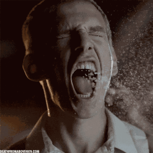 Milky Face Squirt Milk GIF