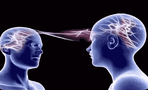 Mind Reading Kiss GIF