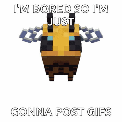 Minecraft Bee GIF