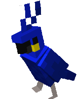 Minecraft Blue Sticker