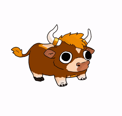 Mini Moo Cow Swagger GIF