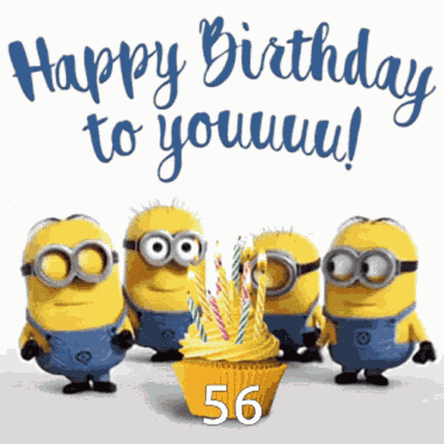 Minions Happy Birthday To You GIF