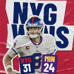 Minnesota Vikings (24) Vs. New York Giants (31) Post Game GIF