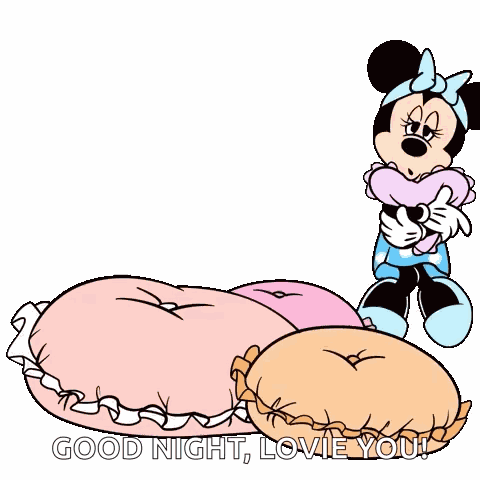 Minnie Mouse Sleep GIF