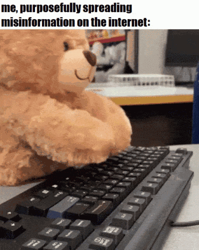 Misinformation Me Purposefully Spreading Misinformation On The Internet GIF