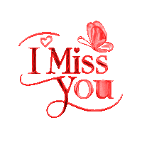 Miss You Sticker