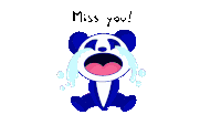 Miss You Sad Sticker