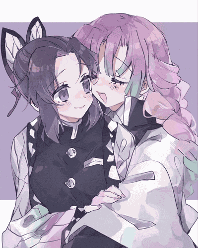 Mitsuru Hugs Shinyu Smiling Softly As Shinyu Smiles Calmly Meme