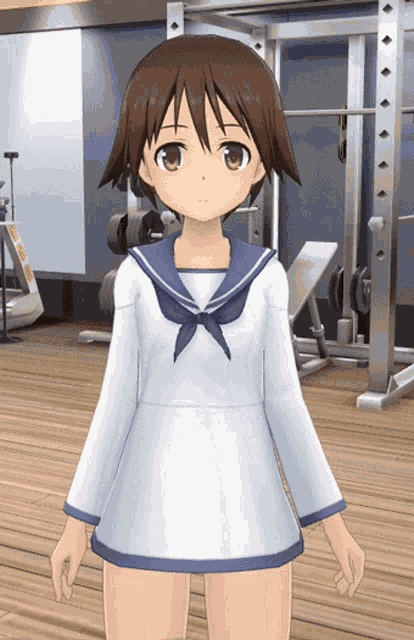 Miyafuji Yoshika Alice Gear Aegis GIF