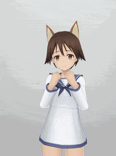 Miyafuji Yoshika Strike Witches GIF