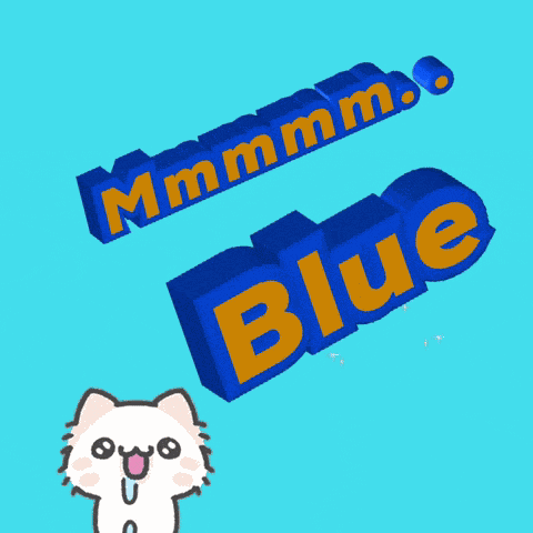 Mmm Blue GIF