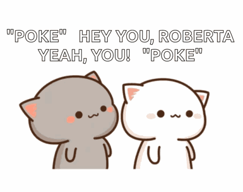 Mochi Poke Poke Cute Cat GIF