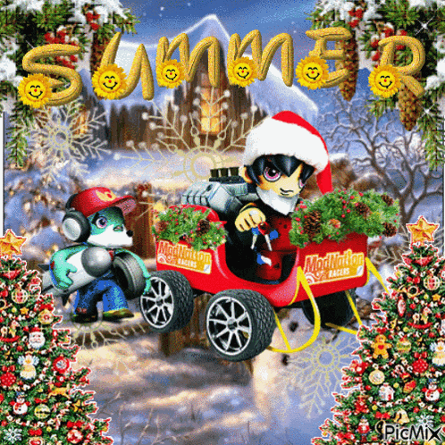 Modnation Racers Christmas GIF