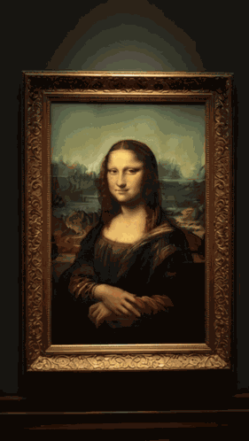 Mona Lisa Baguette Gioconda Baguette GIF