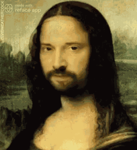 Monaeat Monalisa Comendo GIF